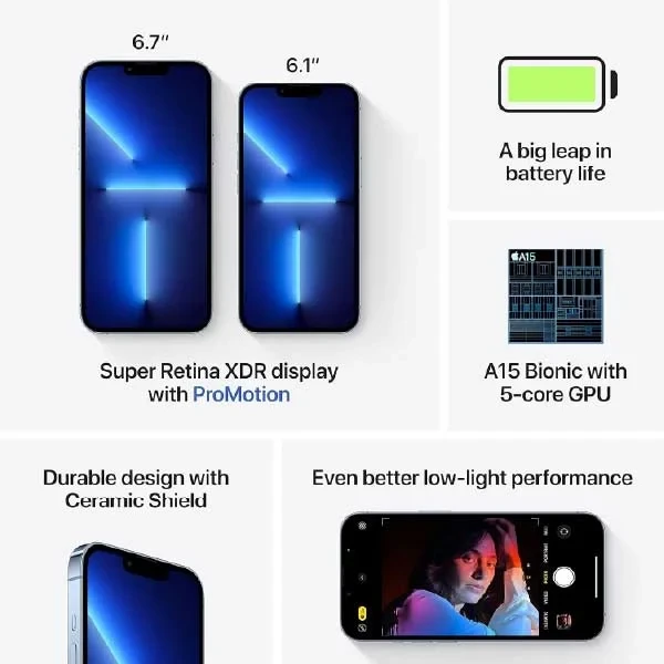 iphone 13 pro max used 128gb 256gb 512gb golden green graphite silver Free Shipping